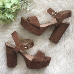 Brown Platform Heels